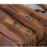 Men's Handmade Leather Laptop Bag Luggage