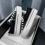 Classic All-Match Low-Top Platform Canvas Shoes