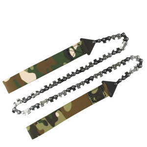 Camouflage Pull Strap Hand Zipper Saw Outdoor