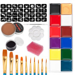 Make-up Sculpting Skin Wax Cover Eyebrow Wax Oil Paint Set