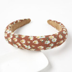 Thickened Sponge Floral Headband Wild Daisy Fabric Headband