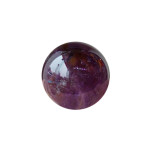 Natural Brazilian Amethyst Ball Ornaments Original Stone Hand Sanding