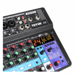 Professional 6-channel Mixer Live Sound Card All-in-one Multi-function Mobile Phone Computer Effect Device