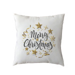 2021new Polyester Pillow Cover Holiday Series Pillow Cover Christmas Ball Christmas Tree Pattern Pillow Without Core