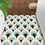 Household Doormat Can Be Cut Silk Ring Floor Mat