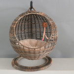 Rattan Cat Nest Hanging Basket Semi-closed Summer Four Seasons