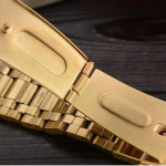 Luxury Brand Man Gold Dress Watches Stainless Steel