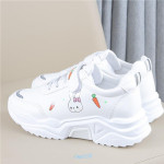 Spring And Autumn Primary School Students Casual All-match Pu Running Shoes