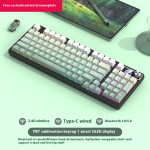 98 Key Wireless Bluetooth Three-model Mechanical Keyboard Gaming Electronic Sports Office