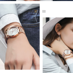 Rose Gold Fashion Leisure Student Quartz Watch