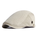 Simple Light Board Cotton Beret Men's Retro