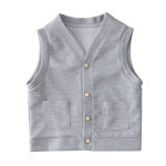 Boys' Sleeveless Waistcoat Girl's Cardigan Baby Vest Children's Clothing