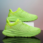 Cushioned Rebound Grip Breathable Lightweight Elastic Mesh Soft Soled Running Shoes