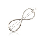 Geometric Triangle Metal Hair Clip Moon Bangs Clip