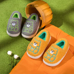 Home Cartoon Warm Slippers With Soft Bottom Hair