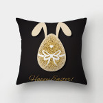 Nordic Minimalist Easter Rabbit Peach Skin Fabric Pillow Cushion Cover