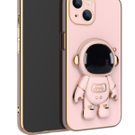 3D Astronaut Phone Case Anti-Drop Electroplating Bracket