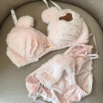 Cute Bear Pure Want To Show Big Plush Underwear Suit Comfortable Wireless