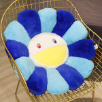 Cotton Plush Sunflower Pillow