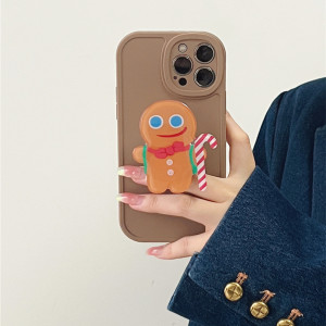 Gingerbread Man Christmas Stand Is Suitable Mobile Phone Case