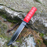 Stainless steel camping survival knife