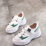 New Korean version of thick bottom buckle wild sneakers