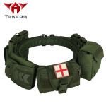 Outdoor Patrol Multi-functional Five Piece Nylon Detachable Adjustable Tactical Belt