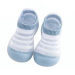 Baby Floor Socks Breathable Elastic Slip Resistance Soft Cotton Flexible Infant Insole Socks Blue 4.9in 20/21