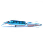 False Bait Double Section Submerged Mino Bionic Hard Pseudo-bait Warped Mouth Bass