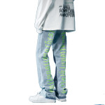 Men's Versatile Letter Print Casual Mopping Pants