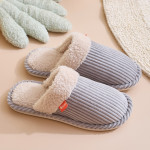 Winter Warm Non-slip Ladies Home Comfortable Corduroy Slippers Women