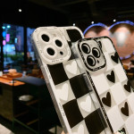 Ins Chessboard Love Phone Case