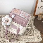 Women's Large-capacity Canvas Bag Cute Multi-purpose Shoulders