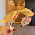 Net Red Children's Bow Hair Band Female Summer Headband Cute Baby Cloth Hairpin