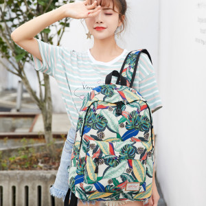 Fashion Printed Backpack Female Student