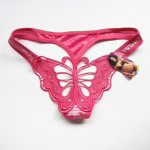 Underwear Elastic Women's Transparent Butterfly Embroidery