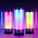 Atmospheric Ambient Light Gaming House Desktop Computer Romantic Room Smart Bluetooth Speaker