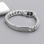 S925 Sterling Silver Handcrafted Platinum Bracelet