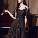 Black Annual French Dinner Dresses