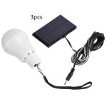 LED Solar Cord Rechargeable Emergency Bulb