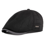 Peaked Cap Men Middle-aged And Elderly Autumn And Winter New Thickening