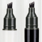 Double-headed Black Rod White Rod Eyebrow Pencil