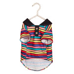 Striped POLO Shirt Inset Pet Clothes