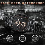 Waterproof Multifunctional Fashion Men's Quartz Watch