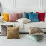 Solid Color Velvet Pillow Cushion Cover