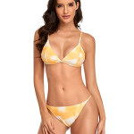 Tie-dye Print Three Point Swimsuit Europe And The United States