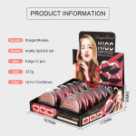 12-color Suit For Making Up Lazy Lip Type Lipstick Lip Balm Matte Finish Lazy Lipstick Box Display Box