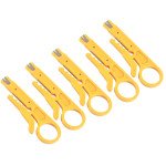 5Pcs Mini Wire Stripper Portable Durable Network Wire Stripper for CAT5 CAT5e CAT6 Data Cable 3D Printers PTFE Tube