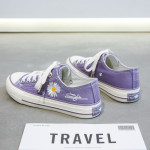 Low-cut Small Daisy All-match Canvas Shoes