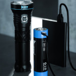 Rechargeable Flashlight Super Bright Long-range Searchlight